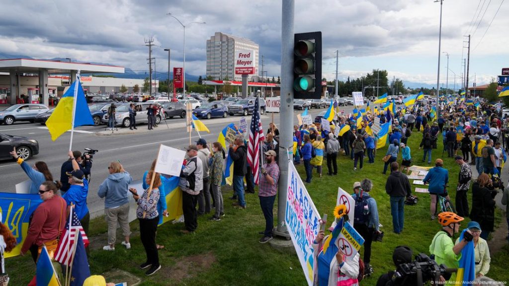 protestas en Alaska cumbre Trump-Putin